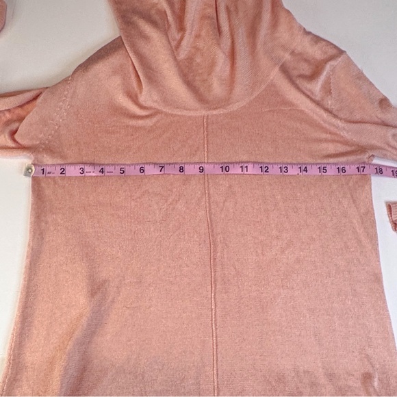 GB New York Peach Cowl Neck Long Sleeve Knit Top – Size S - Picture 6 of 9